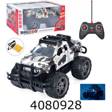 Машина радіо акум.Джип Поліція в коробці usb-зарядне світ.відк.двері  35*18*20 (12/24) SL16-14B