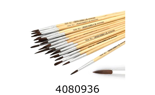 Пензлі поні №1 168см кругла (25) P-1