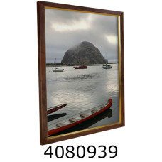 Фоторамка пластик 13*18/12 SA (світле дерево золотий обідок з ніжкою) SA1511-300