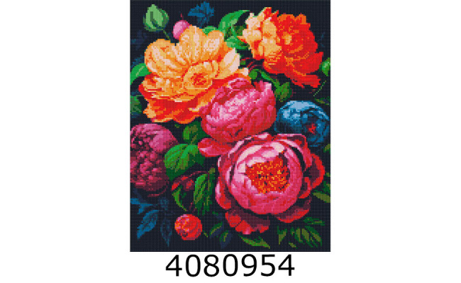 Алмазна мозаїка 40*50 квіти 