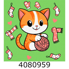 Картина по номерам 25*25см 