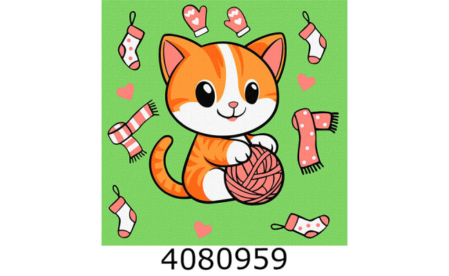 Картина по номерам 25*25см 