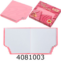 Блокнот 90х90мм 80 арк. чисті аром. Soft touch обкл. CAKE KIDS Line ZB.12470-10
