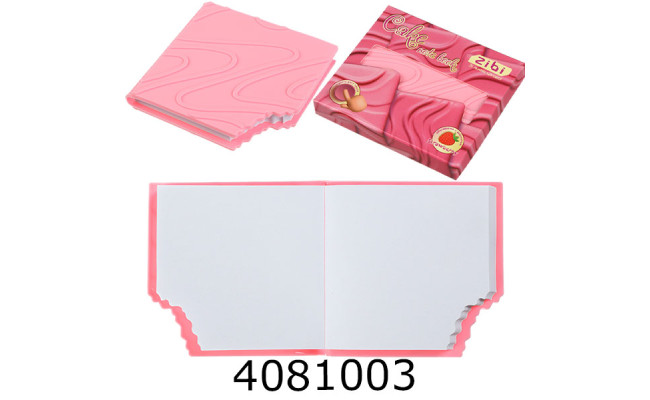Блокнот 90х90мм 80 арк. чисті аром. Soft touch обкл. CAKE KIDS Line ZB.12470-10