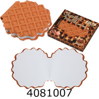 Блокнот 90х90мм 80 арк. чисті аром. Soft touch обкл. CHOCOLATE WAFFLE KIDS Line ZB.12470-40