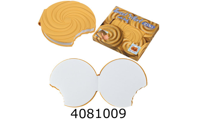 Блокнот 90х90мм 80 арк. чисті аром. Soft touch обкл. SWEET WHIRL KIDS Line ZB.12470-49