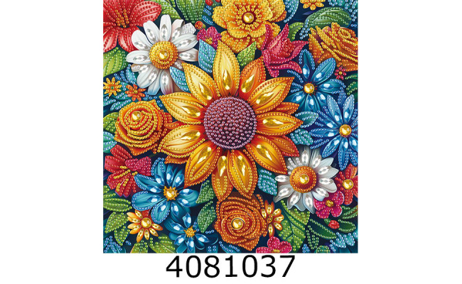 Алмазна мозаїка 25*25 Квіти Brushme BH030