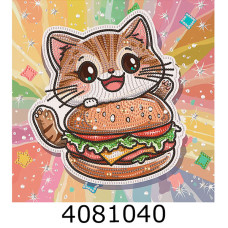 Алмазна мозаїка 25*25 на чорному полотні 