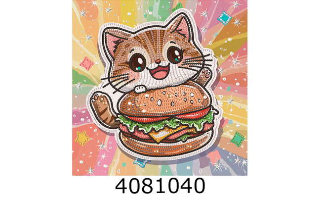 Алмазна мозаїка 25*25 на чорному полотні 