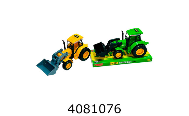 Трактор інерц. в слюді з ковшом 24см (64/128) 858-1