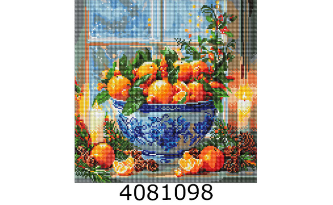Алмазна мозаїка 40*40 натюрморт 