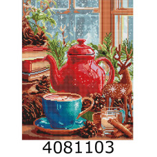 Алмазна мозаїка 40*50 новорічна 