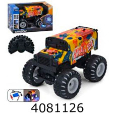 Машина радiо акум. в коробці гумові колеса світ. usb-зарядне36*23-23см (12) 333-TGL25163B