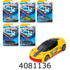 Машинка метал. 6 видів на листі 7см (192) 266-C