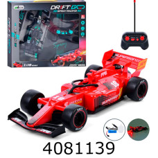 Машина радiо акум. в коробці гоночна пара/дим usb-зарядне 2 кольори 33*27*5см (18) KM663-6