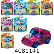 Машинка метал. мікс видів на листі 12*6*4см (144) XG879-018B-019B