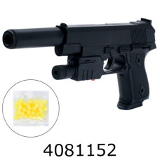 Пістолет пулі в кульку + лазер 22см (96) 239AS