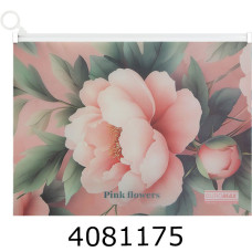 Папка конверт на zip-блискавці А4 Buromax ARABESKI напівпроз.мат.пластик рожевий (24) BM.3948-10