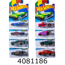 Машинка метал. Hot Wheels на листі змінює колір 8 видів 324-89