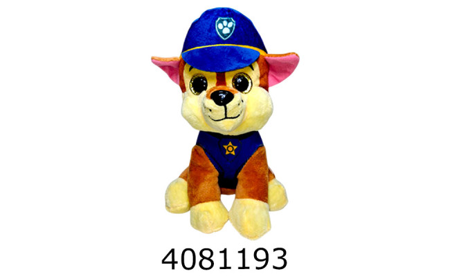 М'яка іграшка PAW Patrol Гонщик/Чейз 25см