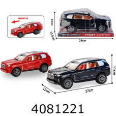 Машинка інерц BMW X7 2 кольори під слюдою 29*13*14 (36/72 055-58