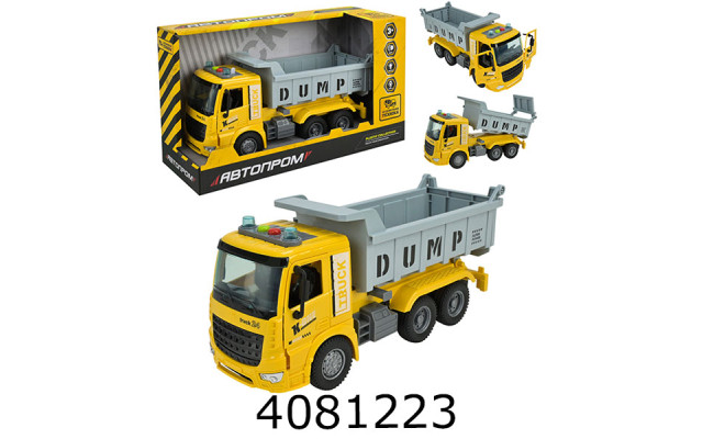 Машинка Будтехніка світ. муз. 33*19*11см Автопром (12/24) AP9935