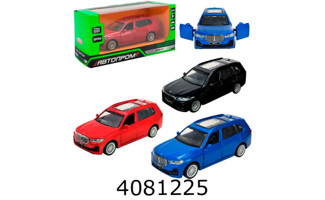 Машинка метал. BMW X7 муз. відкр. двері  Автопром (24/48) 10001