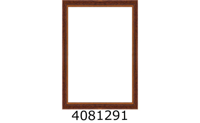 Фоторамка пластик 21*30/16 SA (коричнева з золотим обідком)(15) оргскло SA1612-209