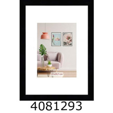 Фоторамка пластик 21*30/12 SA (чорна з ніжкою) 1611A-102-2+ніж