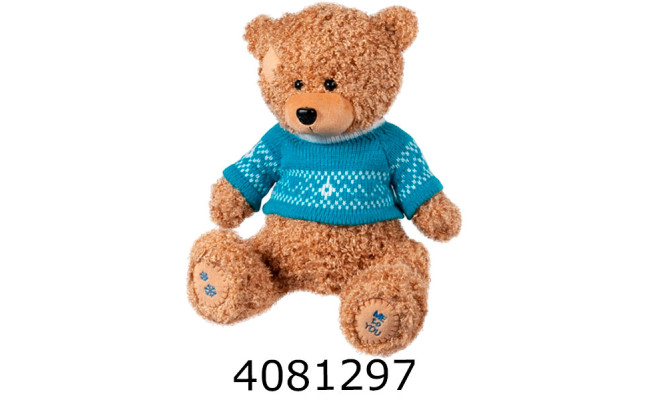 Ведмідь 35 см у светрі-2 м'яка іграшка 072