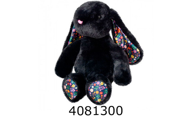 Кролик м'яка іграшка 35см чорний 976