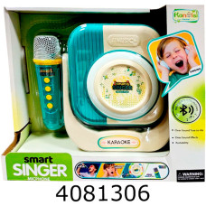 Мікрофон+колонка Karaoke (bluetooth)  акум. USB 23*5*9см (24/48) HY858-E