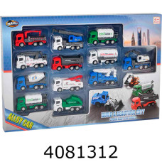 Набір машинок метал. 12шт в коробці Спецслужби 2 види 44*4*30см (12/24) BZ520-12B/12C