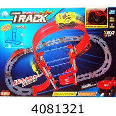 Трек в коробці з машинками магнітний (12/24) 679-506C