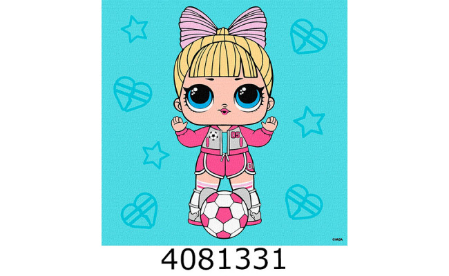 Картина по номерам 25*25см 