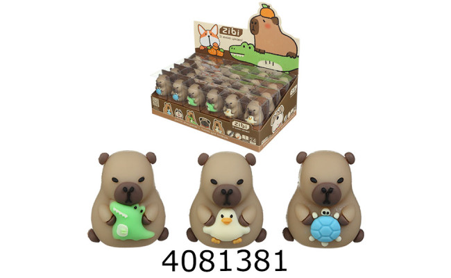 Точилка пласт. Zibi Funny Animals Capybara (24) ZB.5599