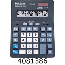 Калькулятор Brilliant CDB1201-BK 12 розрядів 8853448
