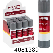 Клей-олівець Axent PVP 21г Delta (12) D7138 Клей-олівець Axent PVP 21г Delta (12) D7138