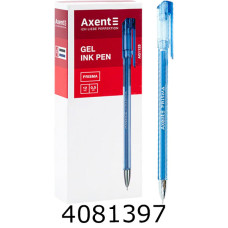 Ручка гелева Axent Prisma синя 05мм (12) AG1125-02-A
