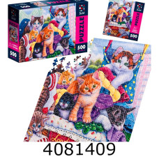 Пазли 500 ел. De.tail. Милі кошенята. (4) DT500-13 Пазли 500 ел. De.tail. Милі кошенята. (4) DT500-13