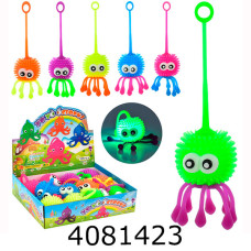 Антистрес Восьминіг в дисплеї 6 кольорів світ. ціна за 12шт (12) MS 3378