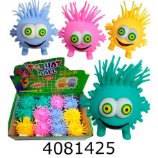 Антистрес Монстр в дисплей-боксі 6 кольорів світ. ціна за уп 12шт (12) MS 4292