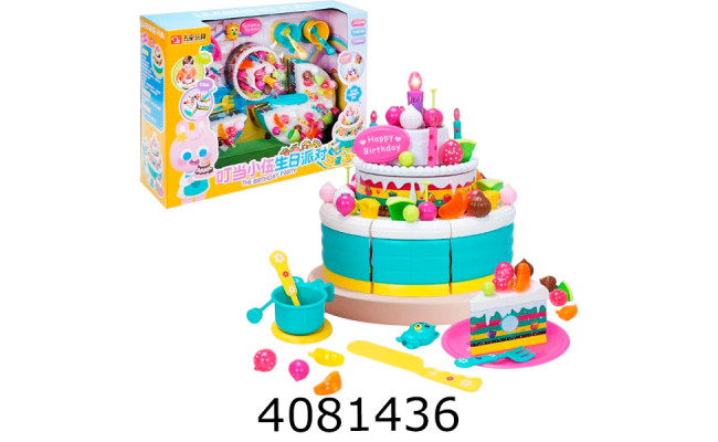 Продукти на липучці торт чайний сервіз на батар. в коробці 46*33*13см (5/10) 35970