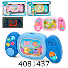 Муз. Пульт в коробці музикамуз. інструм. звуксвітло 3 режими 2 види по 2 кольори  21*12*5см (60) 855-194A-195A