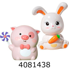 Скарбничка (порося зайчик) ключ в пакеті 22*21*11см (36) MK 5767