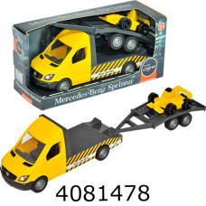 Автомобіль Mercedes-Benz Sprinter евакуатор з лафетом жовтий Tigres (4) 39741