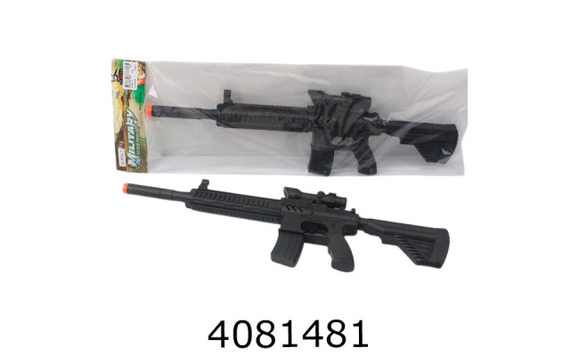 Автомат тріщалка в кульку 3 кольори 45*12*2см (150) M16A-11