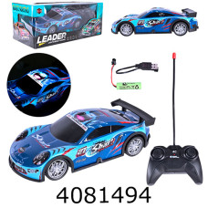 Машина радіо акум. usb-зарядне світло в коробці (30/60) 000-017