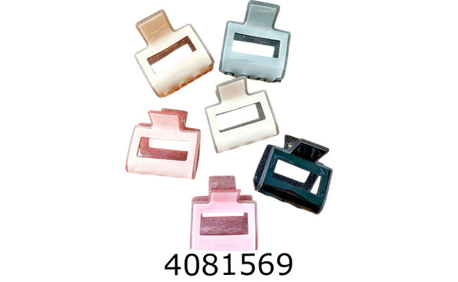 Крабик для волосся 5 см 3шт в кульку ціна за 3 шт 4-17-18