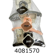 Крабик для волосся 11 см 3шт в кульку ціна за 3 шт 5-22-18